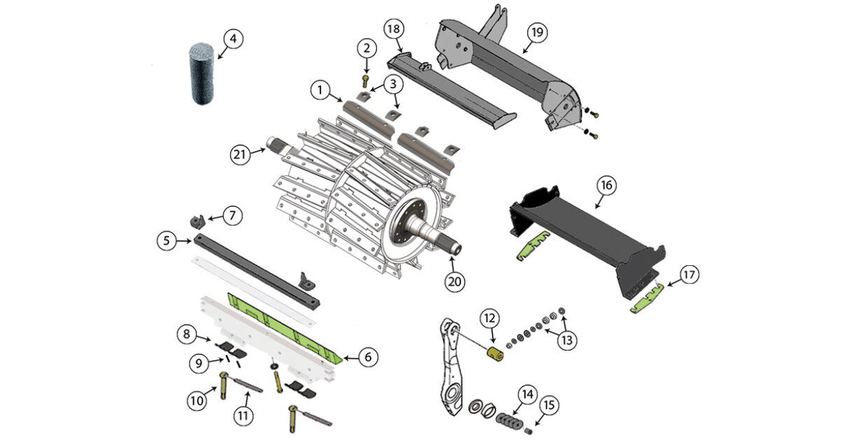 497 Cutterhead Assembly Kooima Ag