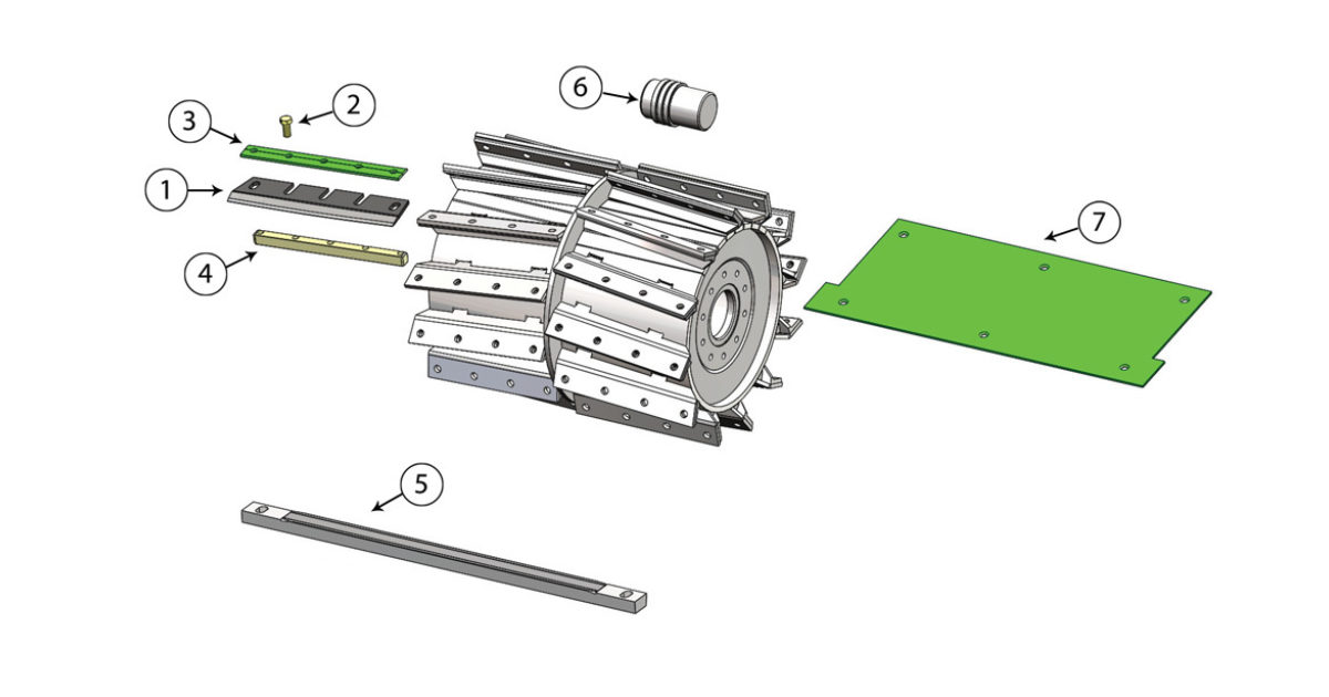 650 Cutterhead Assembly Kooima Ag