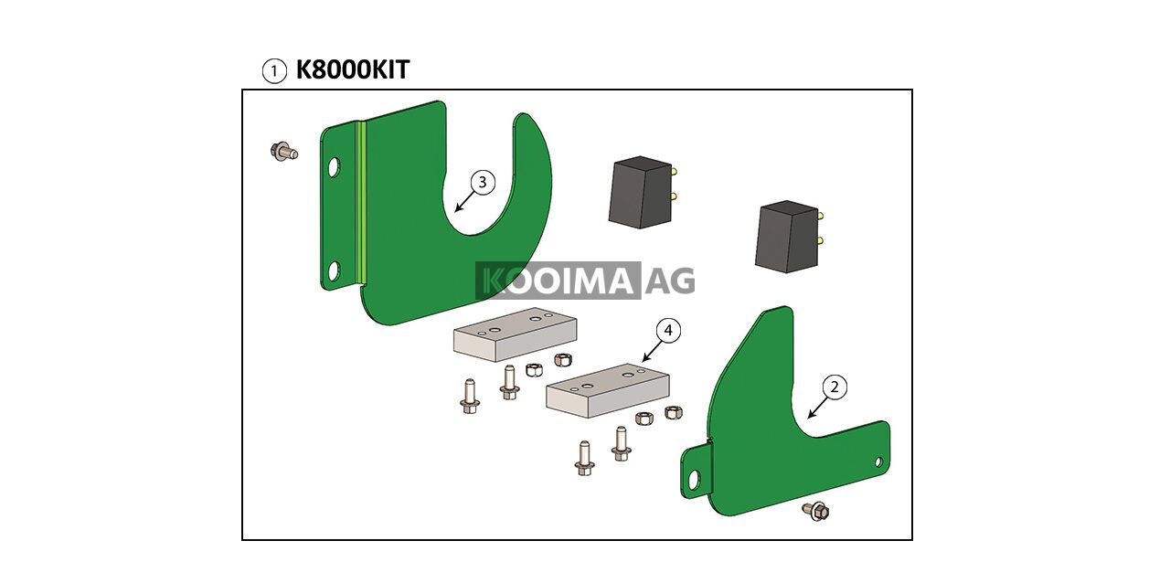 8100 8200 8300 8400 8500 8600 Narrow Feedroll Earlage Kit