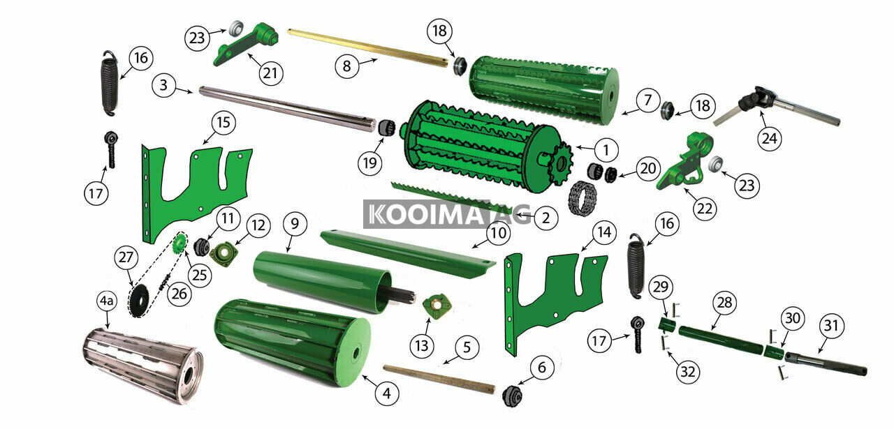 3960 Feed Roll Assembly